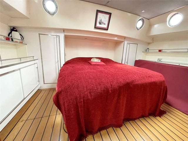 This stunning seafaring Dutch barge houseboat on a private mooring on the River Arun has come on the market with Michael Jones Estate Agents with a guide price of £275,000