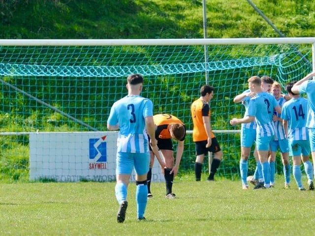 Action from Worthing United's win at home to Mile Oak in the SCFL Division 1