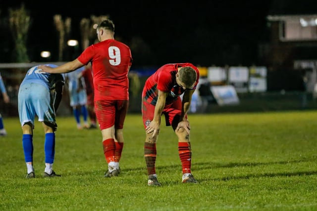 Action from Eastbourne Borough's 2-1 win at Wick in the Sussex Senior Cup