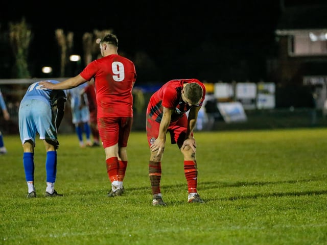 Action from Eastbourne Borough's 2-1 win at Wick in the Sussex Senior Cup