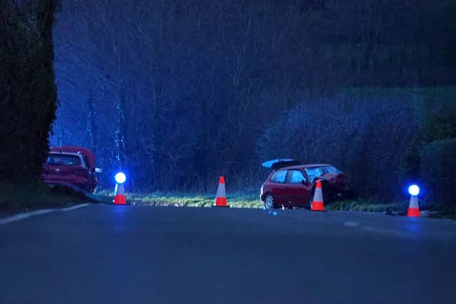 The scene of the collision. Picture: Sussex News and Pictures