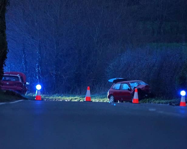 The scene of the collision. Picture: Sussex News and Pictures