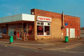 High Street Eats: Fish 'N' Chips

"Many traditional, authentic shop front facades that are still here today catch my eye - be it by their colour palettes, typeface or tiling &amp; interiors, it can often feel like stepping back in time - this all adds to their uniqueness to this country and is reminiscent of a past era."

Taken by Georgie Gibbs in Skegness, July 2021
