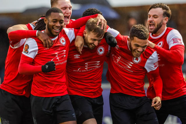 Images from Eastbourne Borough's National League South win over Cheshunt at Priory Lane
