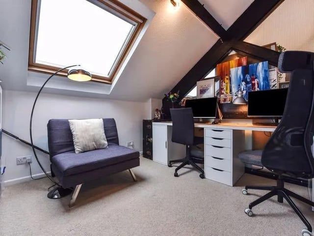 Large, and plentiful, windows means the property is flooded with natural light on sunny days.