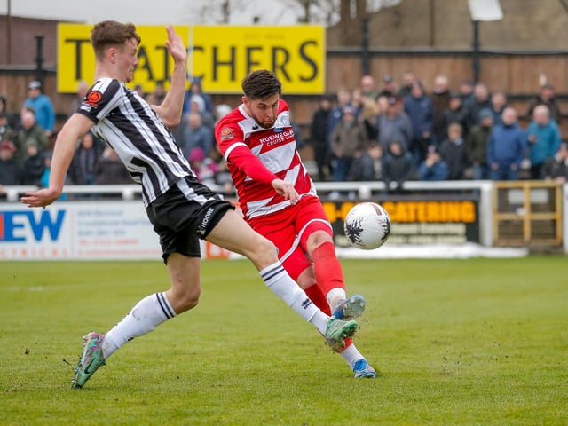 Action from Eastbourne Borough's visit to Bath City in National League South