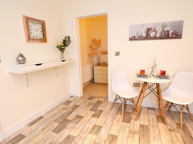 £112 per night (£28 per person) 
https://www.airbnb.co.uk/rooms/788168320772120494?adults=2&children=2&check_in=2023-04-03&check_out=2023-04-16&source_impression_id=p3_1673606328_qex%2BXDDFVWTg%2FoiA