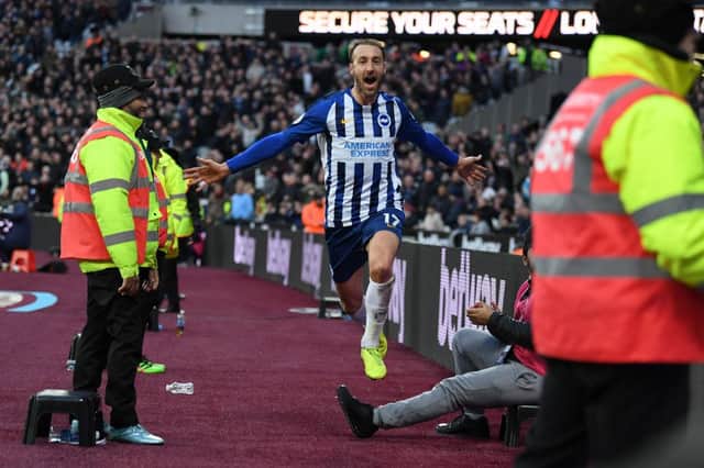 Glenn Murray playing for Brighton & Hove Albion. (Photo by Mike Hewitt/Getty Images)