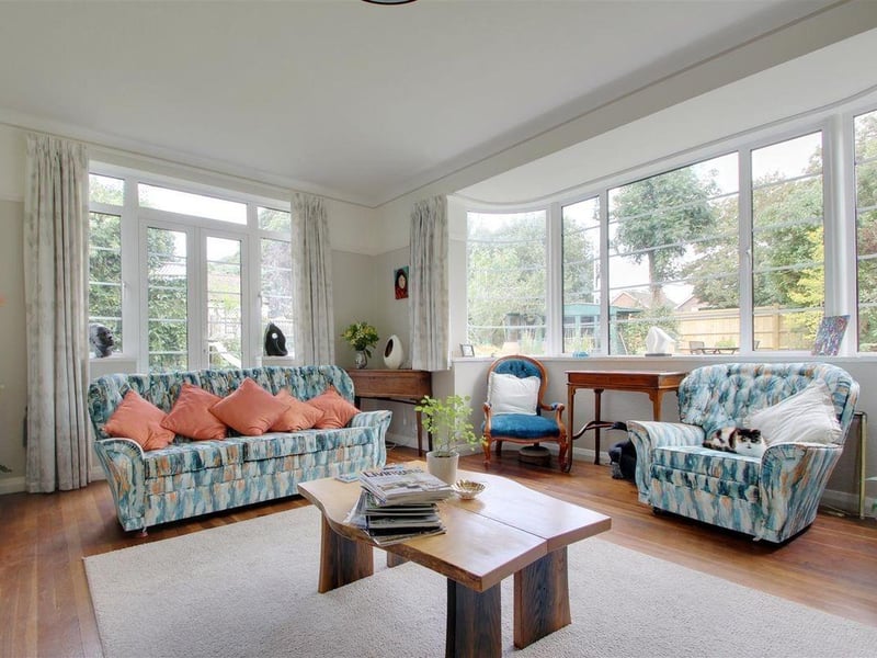 This five-bedroom detached house in Goring is on the market with James & James Estate Agents at a guide price of £850,000.