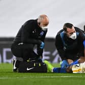 Brighton & Hove Albion star set to miss the rest of the season following hamstring surgery. (Photo by Mike Hewitt/Getty Images)