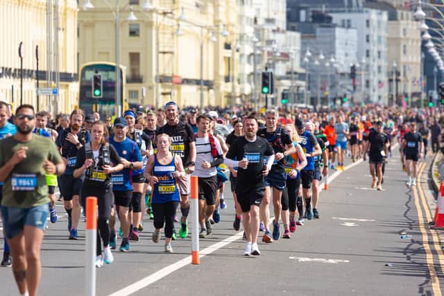 Action from the 2023 Brighton Marathon Weekend | Picture - Kevin Meredith