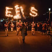 Eastbourne Bonfire Torchlit Procession.