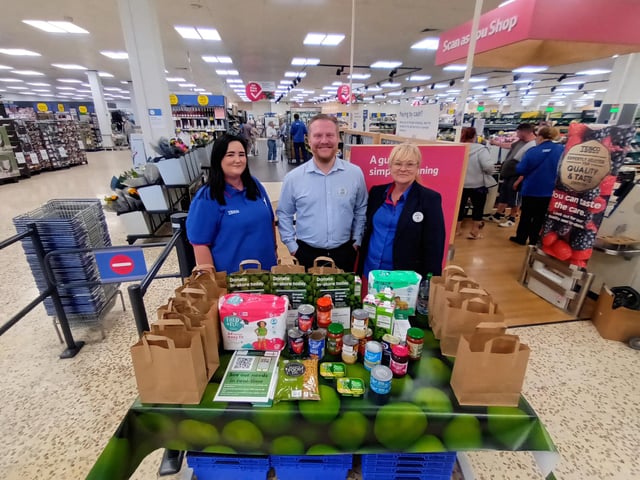 Eastbourne Foodbank's summer collection at Tesco stores throughout the town