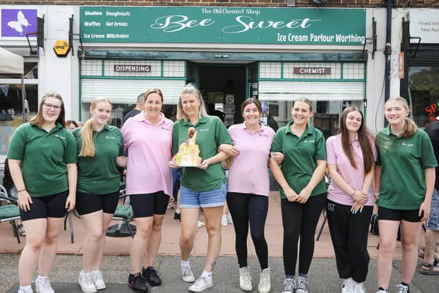 Laura Weeks and her team at Bee Sweet, in South Farm Road. Picture: Sabrina Reed photography