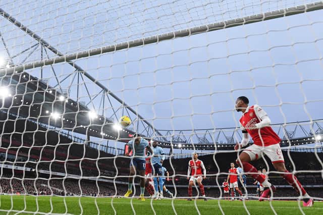 VAR official Lee Mason did not use the line system for Ivan Toney's 74th-minute goal, when replays showed Christian Norgaard was offside in the goal's build-up. (Photo by Shaun Botterill/Getty Images)