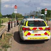 Police have warned car drivers not to use the bus-only lane in Broadbridge Heath