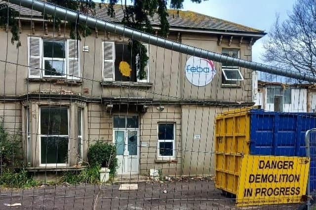 Skywaves House, in Ivy Arch Road, Worthing, is being demolished to make way for housing for homeless people. Picture: Worthing Borough Council