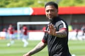 Colin Kazim-Richards before Crawley Town's final game of the season | Picture: Natalie Mayhew/Butterfly Football
