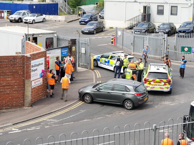 Police called to incident at bin depot in East Sussex