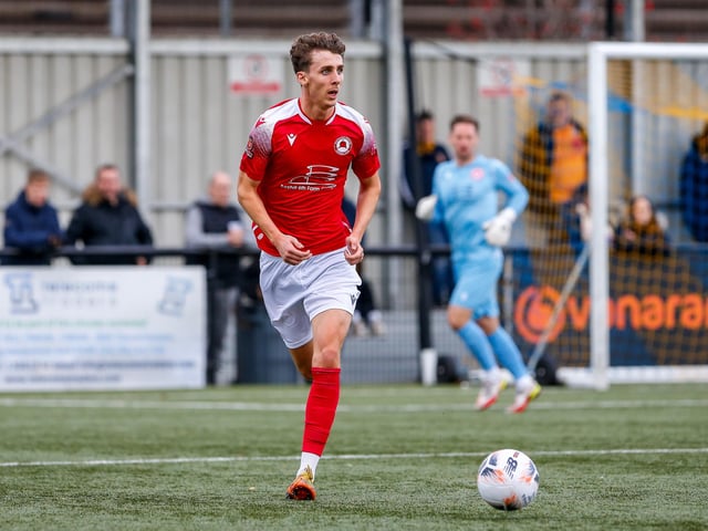 Action from Eastbourne Borough's 5-1 win at Slough Town in the National League South