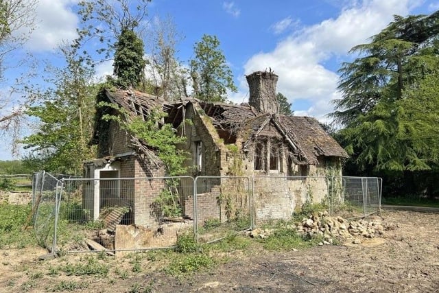 The property is in a derelict condition