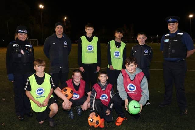 Sussex Police and the Brighton & Hove Albion Foundation have come together to launch a scheme, named Targeted Kicks.