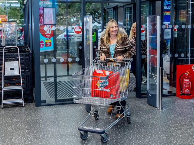 The first customer was Sue Osman