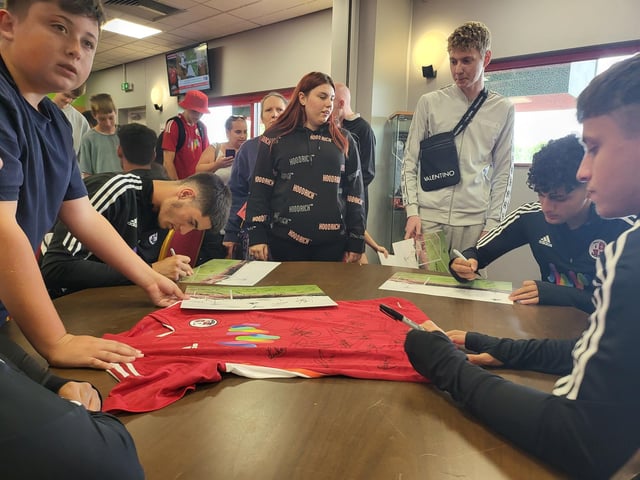 Crawley Town signing session