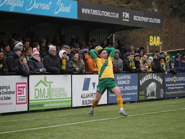 Promotion-chasing Horsham FC were held to a 1-1 draw at home by visiting Chatham Town