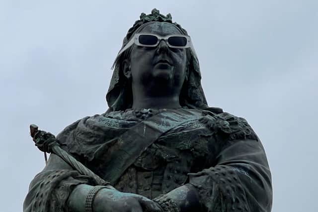 Queen Victoria in her sunglasses