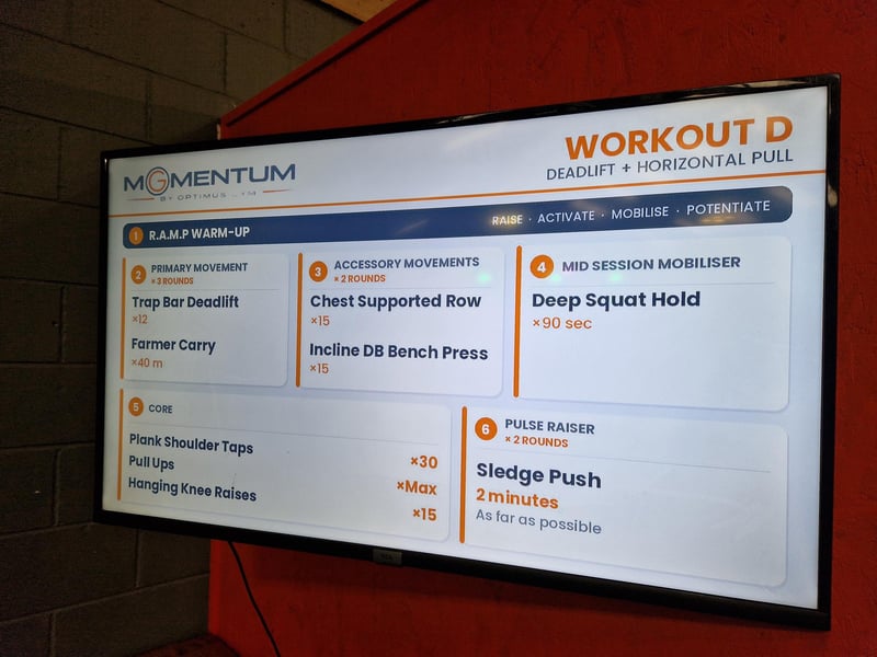Momentum by Optimus is a small-group personal training facility in Rustington