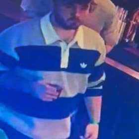 Police have released a CCTV image of a man they wish to speak to following an assault, which Sussex Police are treating as a homophobic hate crime, in Chichester city centre. Picture: Sussex Police