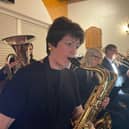 The Bexhill & Little Common British Legion Band in full flow.