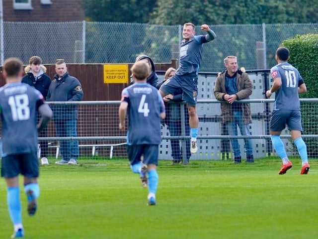 Littlehampton Town and Three Bridges played out a seven-goal thriller at The Sportsfield on Saturday with the home side coming out on top 4-3. Photographer Stephen Goodger was there to catch the action