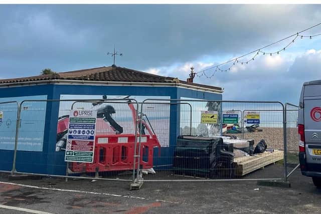 Since 2021, the rotunda has been 'boarded up due to anti-social behaviour', but the site is now being brought to life again for the 'benefit of the town’s remaining professional fishermen'. Photo: Worthing Borough Council