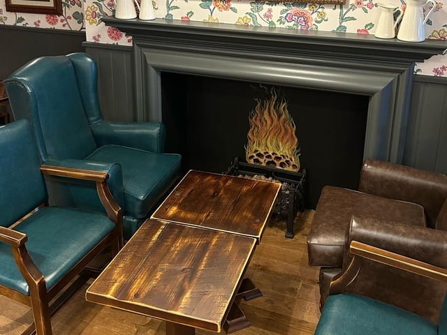 The shop has a living room feel