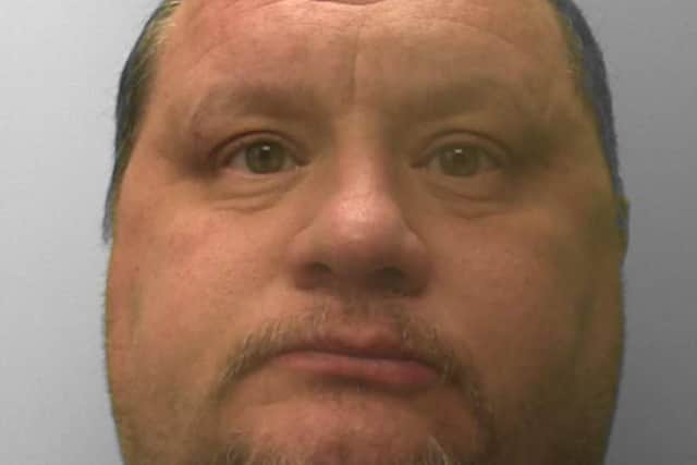Lee Griffin, 46, has been sentenced to 18 months in prison and disqualified from driving for three years and nine months after his car fatally collided with a 76 year-old woman. Picture: Sussex Police