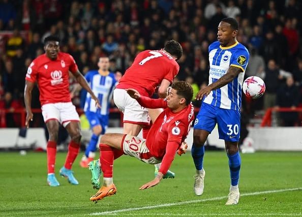 Brighton and Hove Albion struggled match Nottingham Forest's intensity at the City Ground