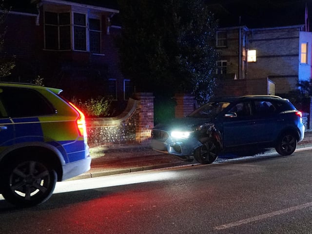 Pictures: Man arrested following vehicle pursuit in Eastbourne town centre