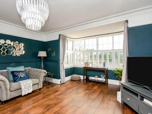 The property consists of a front porch and beautiful period entrance hallway with stairs leading to the second floor. A spacious lounge, large dining room, and a stunning fitted kitchen with island.