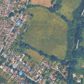 Thakeham has submitted proposals for 100 new homes at College Lane, Hurstpierpoint to Mid Sussex District Council for consideration. DM/26/2433. (Image: Google Maps)