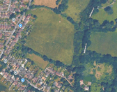 Thakeham has submitted proposals for 100 new homes at College Lane, Hurstpierpoint to Mid Sussex District Council for consideration. DM/26/2433. (Image: Google Maps)