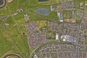 LU/157/23/PL: Court Wick Park, Courtwick Lane, Littlehampton. Residential development for 4 No. dwellings and associated landscape. This application affects the setting of a Listed Building and is in CIL Zone 2 and CIL Liable as new dwellings. (Photo: Google Maps)