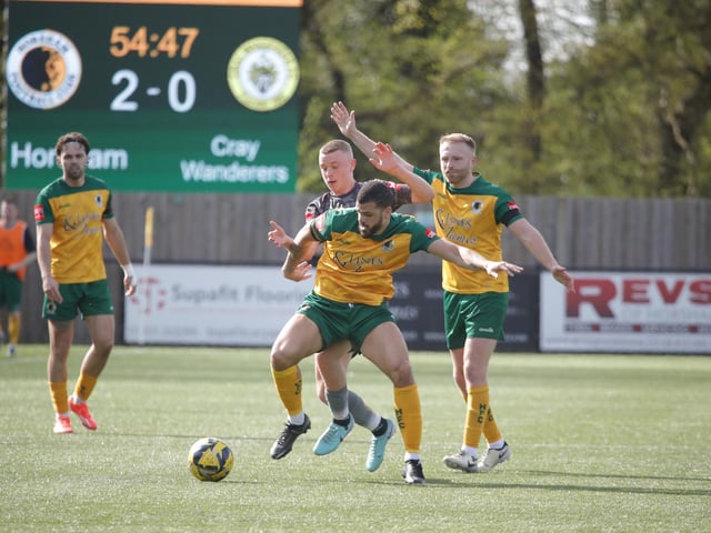 Images from Horsham FC's win at home to Cray Wanderers