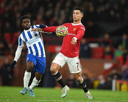 Ronaldo scored against Brighton in the 2-0 Premier League win against Graham Potter's team at Old Trafford earlier this season