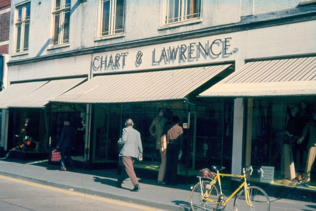 The once-popular store Chart and Lawrence in West Street, Horsham. Photo courtesy of Horsham Museum
