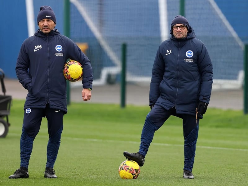 Vincenzo Teresa and Marcattilio Marcattilii keep a close eye on training