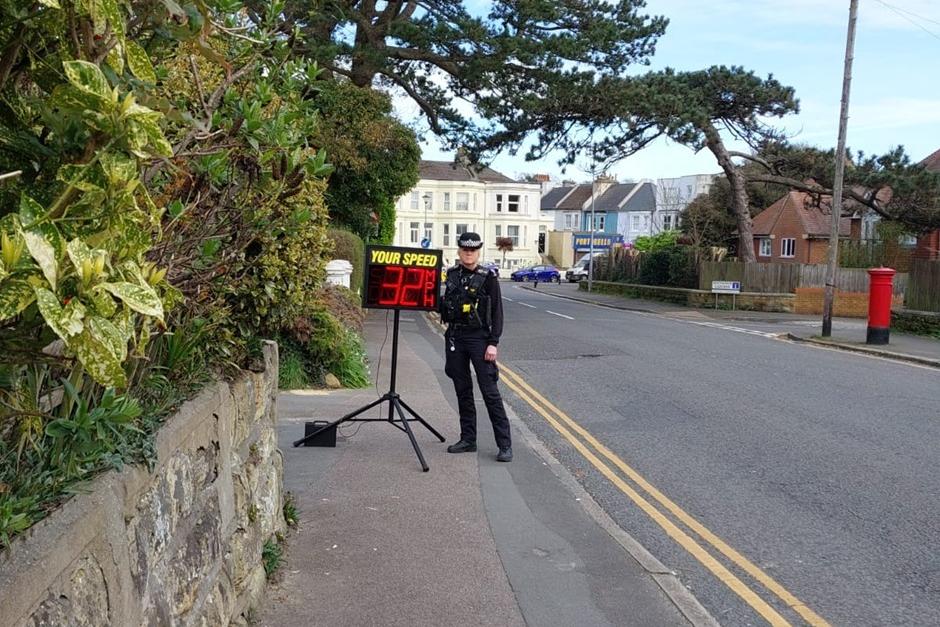 'We can be anywhere' - Police carry out speed checks in Hastings