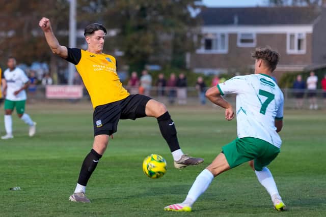 Littlehampton Town in action v Bognor | Picture by Lyn Phillips