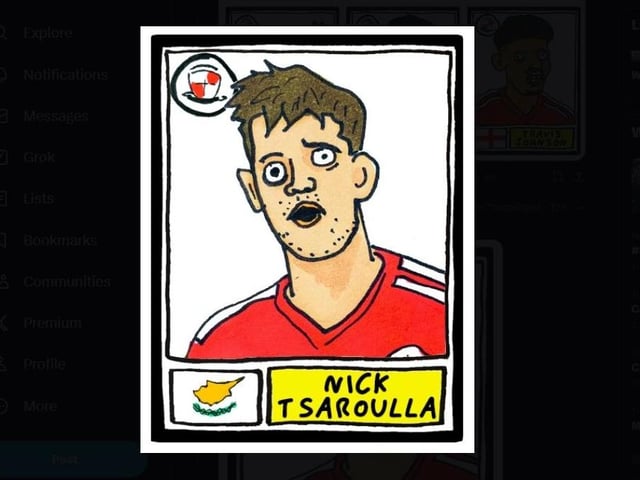 After Crawley Town were promoted after winning the League Two play-off final, @CheapPanini/noscoredraws.com celebrated by drawing Reds players 'quite badly'. Here are the results.